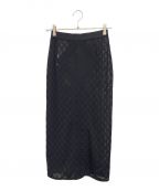 GUCCIグッチ）の古着「GGチュールスカート (GG tulle skirt)」｜ブラック