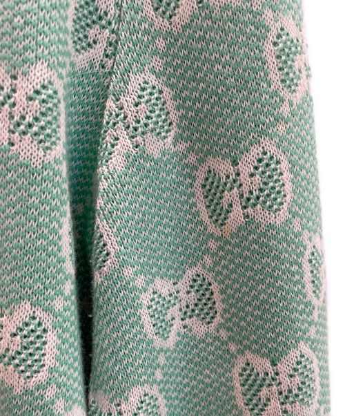 GUCCI（グッチ）GUCCI (グッチ) GGアナグラムニットカーディガン グリーン サイズ:ＸＳの古着・服飾アイテム