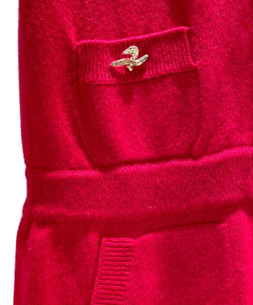 CHANEL（シャネル）CHANEL (シャネル) ココマークボタンジャンプスーツ フーシャピンク×ゴールド サイズ:38の古着・服飾アイテム