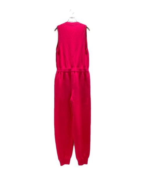 CHANEL（シャネル）CHANEL (シャネル) ココマークボタンジャンプスーツ フーシャピンク×ゴールド サイズ:38の古着・服飾アイテム