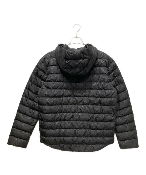 VERSACE（ヴェルサーチ）VERSACE (ヴェルサーチェ) グレカパターンダウンジャケット ブラック サイズ:50の古着・服飾アイテム
