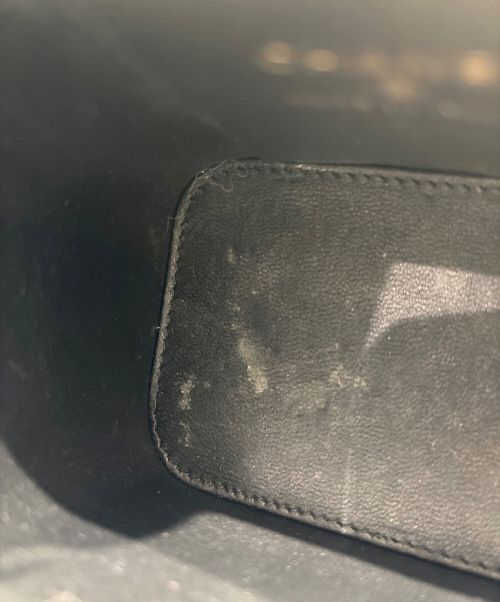CHANEL（シャネル）CHANEL (シャネル) ミニ バニティ バッグケース ブラック×シルバー金具 サイズ:ミニの古着・服飾アイテム