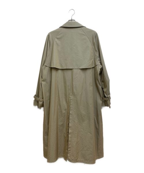 AURALEE（オーラリー）AURALEE (オーラリー) WASHED FINX SILK CHAMBRAY TRENCH COAT（ウォッシュドフィンクスシルクシャンブレートレンチコート） カーキ サイズ:4の古着・服飾アイテム