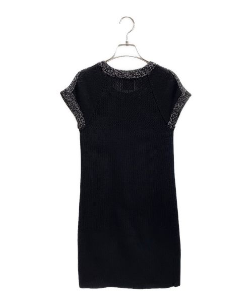 CHANEL（シャネル）CHANEL (シャネル) ニットワンピース ブラック サイズ:34の古着・服飾アイテム