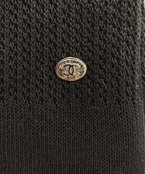 CHANEL（シャネル）CHANEL (シャネル) ニットワンピース ブラック サイズ:34の古着・服飾アイテム