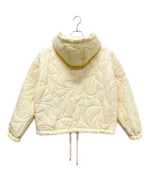 LOUIS VUITTON（ルイ ヴィトン）LOUIS VUITTON (ルイ ヴィトン) リバーシブル キルテッドモノグラムパーカ アイボリー サイズ:34の古着・服飾アイテム
