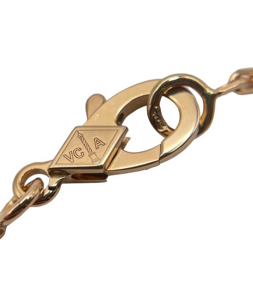 VAN CLEEF & ARPELS（ヴァンクリーフ＆アーペル）VAN CLEEF & ARPELS (ヴァンクリーフ＆アーペル) ヴィンテージアルハンブラネックレス シルバーオブディジアン 1Pダイヤ　 サイズ:ヴィンテージの古着・服飾アイテム