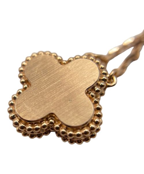 VAN CLEEF & ARPELS（ヴァンクリーフ＆アーペル）VAN CLEEF & ARPELS (ヴァンクリーフ＆アーペル) ヴィンテージアルハンブラネックレス シルバーオブディジアン 1Pダイヤ　 サイズ:ヴィンテージの古着・服飾アイテム