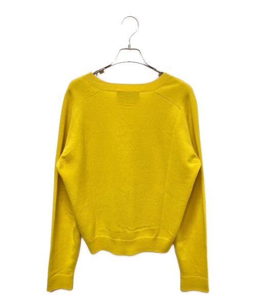 GUCCI（グッチ）GUCCI (グッチ) 1921Vネックニット イエロー サイズ:Mの古着・服飾アイテム
