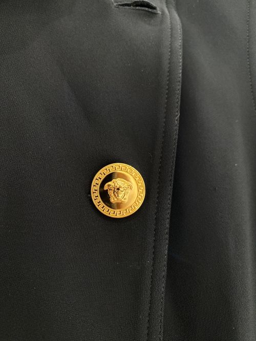VERSACE（ヴェルサーチ）VERSACE (ヴェルサーチェ) エレガントドレス ブラック サイズ:38の古着・服飾アイテム