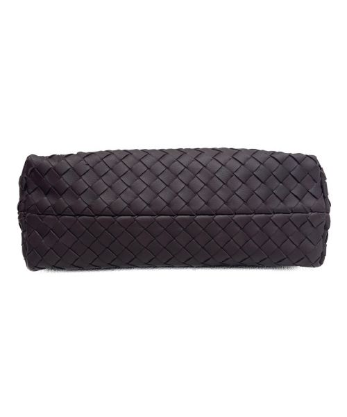 BOTTEGA VENETA（ボッテガベネタ）BOTTEGA VENETA (ボッテガベネタ) イントレチャートセミショルダーバッグ ブラウンの古着・服飾アイテム