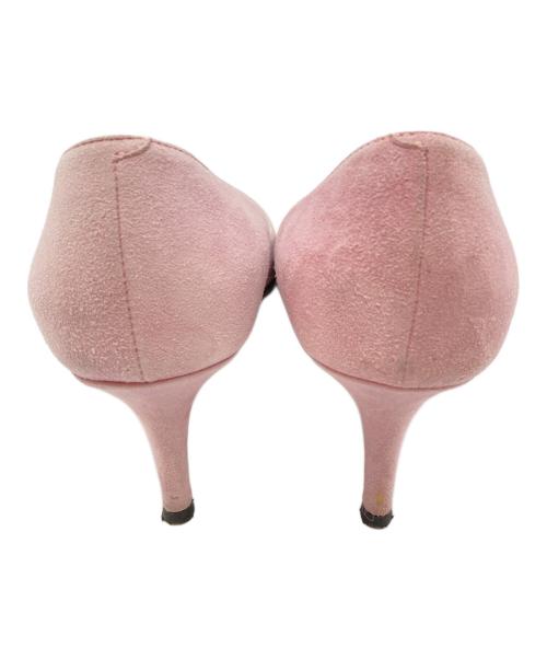 PELLICO（ペリーコ）PELLICO (ペリーコ) スウェードポインテッドトゥパンプス ピンク サイズ:38の古着・服飾アイテム