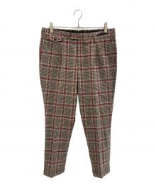 PT01（ピーティーゼロウーノ）の古着「チェックスラックス」｜ブラウン