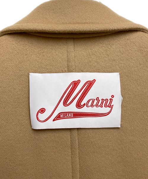 MARNI（マルニ）MARNI (マルニ) バックタグウールコート ブラウン サイズ:46の古着・服飾アイテム