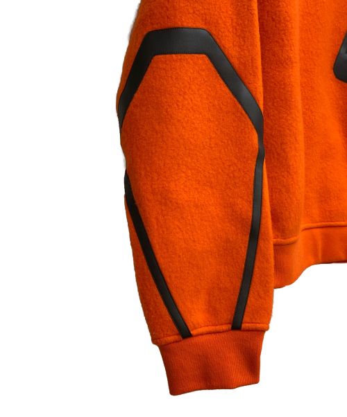 HERMES（エルメス）HERMES (エルメス) フロントポケット起毛スウェット オレンジ サイズ:XLの古着・服飾アイテム