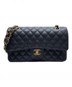 CHANELシャネル）の古着「マトラッセ25」｜ブラック×ゴールド