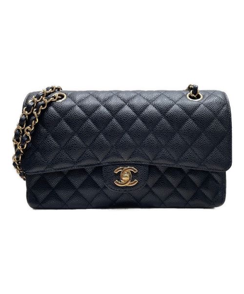 CHANEL（シャネル）CHANEL (シャネル) マトラッセ25 ブラック×ゴールド サイズ:25の古着・服飾アイテム