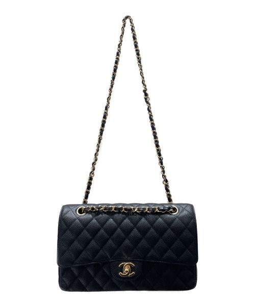 CHANEL（シャネル）CHANEL (シャネル) マトラッセ25 ブラック×ゴールド サイズ:25の古着・服飾アイテム