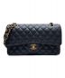 CHANEL（シャネル）の古着「マトラッセ25」｜ブラック×ゴールド