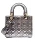 Christian Dior (クリスチャン ディオール) レディディオール ミディアム シルバー×ゴールド金具 サイズ:ミディアム：398000円