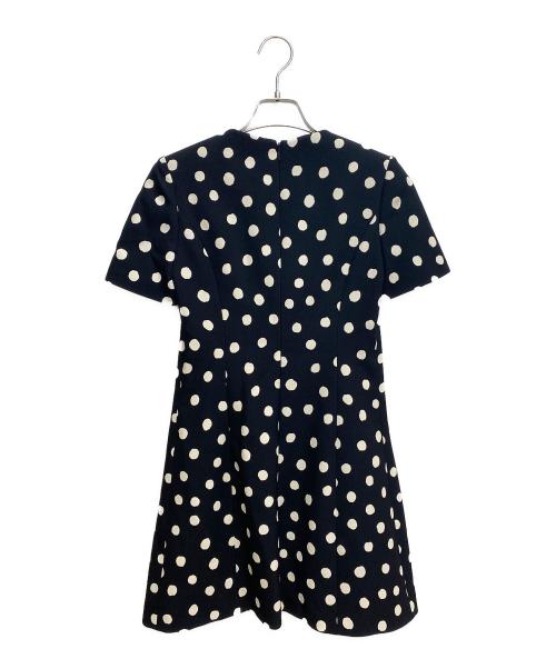 Saint Laurent Paris（サンローランパリ）Saint Laurent Paris (サンローランパリ) ドットワンピース ブラック サイズ:34の古着・服飾アイテム