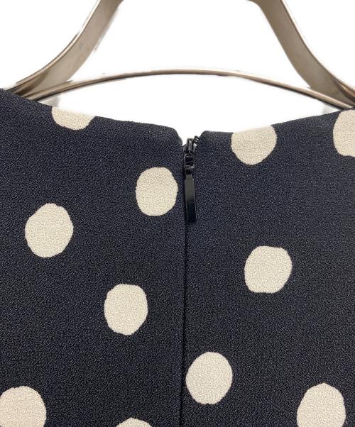 Saint Laurent Paris（サンローランパリ）Saint Laurent Paris (サンローランパリ) ドットワンピース ブラック サイズ:34の古着・服飾アイテム