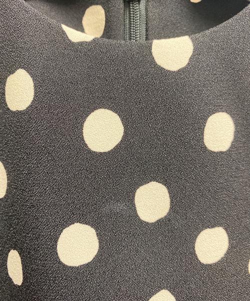 Saint Laurent Paris（サンローランパリ）Saint Laurent Paris (サンローランパリ) ドットワンピース ブラック サイズ:34の古着・服飾アイテム