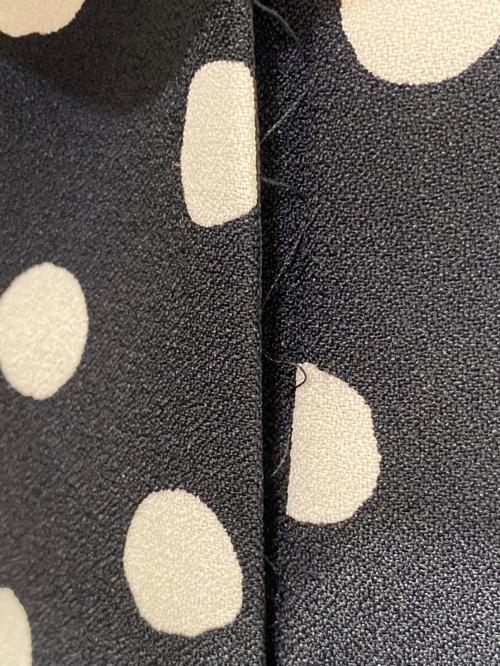 Saint Laurent Paris（サンローランパリ）Saint Laurent Paris (サンローランパリ) ドットワンピース ブラック サイズ:34の古着・服飾アイテム
