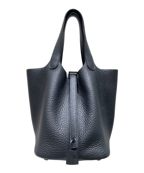 HERMES（エルメス）HERMES (エルメス) ピコタンロック PM モノクローム ブラック サイズ:PMの古着・服飾アイテム