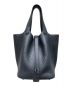 HERMES（エルメス）の古着「ピコタンロック PM モノクローム」｜ブラック
