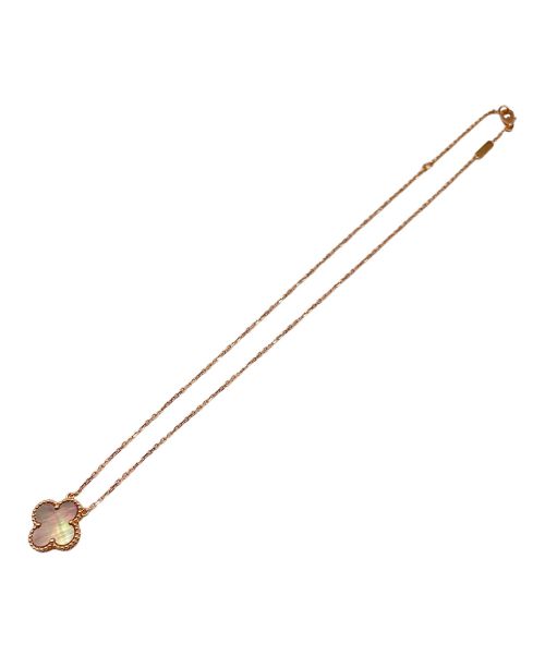 VAN CLEEF & ARPELS（ヴァンクリーフ＆アーペル）VAN CLEEF & ARPELS (ヴァンクリーフ＆アーペル) ヴィンテージアルハンブネックレス グレーマザーオブパール サイズ:ヴィンテージの古着・服飾アイテム