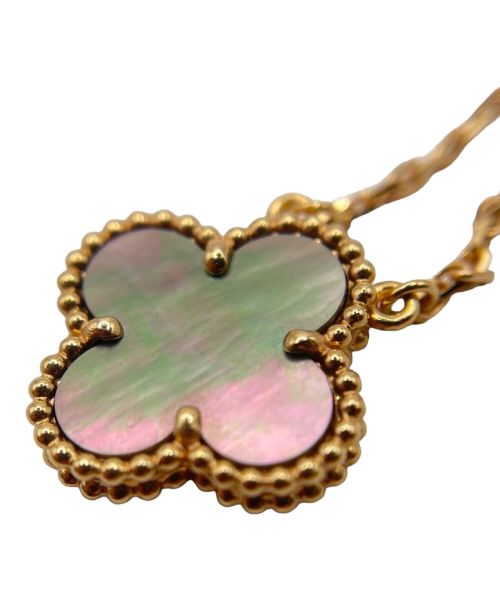 VAN CLEEF & ARPELS（ヴァンクリーフ＆アーペル）VAN CLEEF & ARPELS (ヴァンクリーフ＆アーペル) ヴィンテージアルハンブネックレス グレーマザーオブパール サイズ:ヴィンテージの古着・服飾アイテム