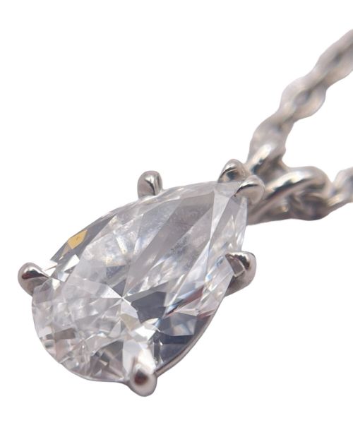 HARRY WINSTON（ハリーウィンストン）HARRY WINSTON (ハリーウィンストン) ぺア シェイプ ソリティア ペンダント ネックレス サイズ:-の古着・服飾アイテム
