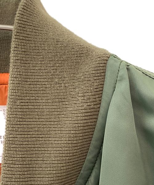 sacai（サカイ）sacai (サカイ) ドローコードブルゾン カーキ サイズ:3の古着・服飾アイテム