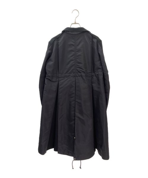 sacai（サカイ）sacai (サカイ) WOOL MELTON CHESTER COAT ブラック サイズ:1の古着・服飾アイテム