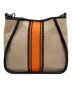 STELLA McCARTNEY (ステラマッカートニー) ロゴリネンショルダーバッグ ベージュ×オレンジ：32000円