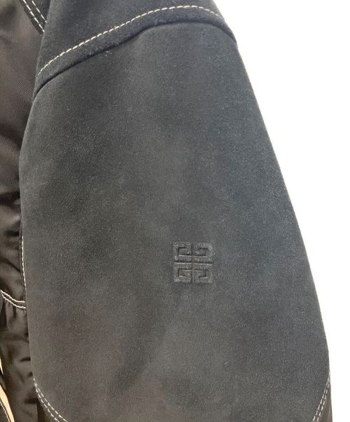 GIVENCHY（ジバンシィ）GIVENCHY (ジバンシィ) オーバーサイズ バーシティブルゾン ブラック×ホワイト サイズ:34の古着・服飾アイテム
