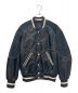 GIVENCHY（ジバンシィ）の古着「オーバーサイズ バーシティブルゾン」｜ブラック×ホワイト