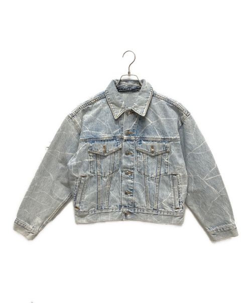 ALEXANDER WANG（アレキサンダー・ワン）ALEXANDER WANG (アレキサンダーワン) BOY Oversized Denim JACKET スカイブルー サイズ:XSの古着・服飾アイテム