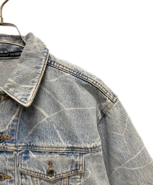 ALEXANDER WANG（アレキサンダー・ワン）ALEXANDER WANG (アレキサンダーワン) BOY Oversized Denim JACKET スカイブルー サイズ:XSの古着・服飾アイテム