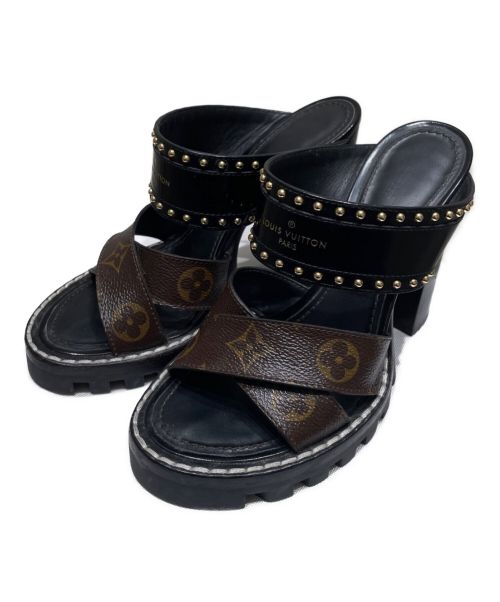 LOUIS VUITTON（ルイ ヴィトン）LOUIS VUITTON (ルイ ヴィトン) スタートレイル サンダル ブラック サイズ:36の古着・服飾アイテム