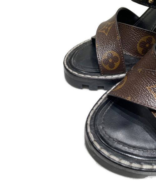 LOUIS VUITTON（ルイ ヴィトン）LOUIS VUITTON (ルイ ヴィトン) スタートレイル サンダル ブラック サイズ:36の古着・服飾アイテム