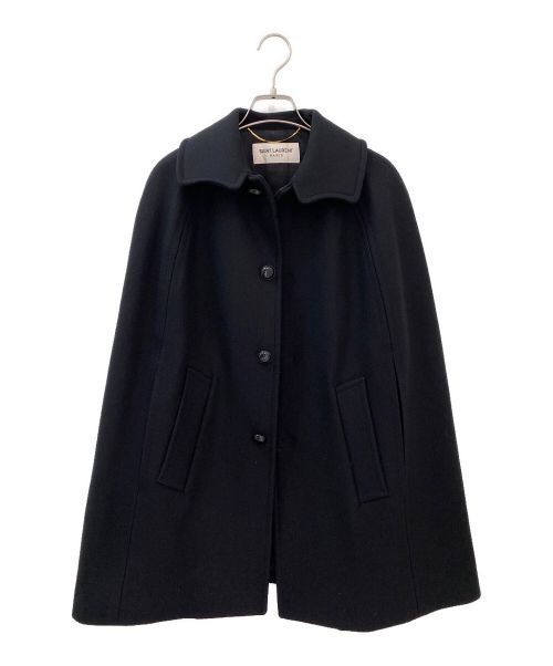 Saint Laurent Paris（サンローランパリ）Saint Laurent Paris (サンローランパリ) ケープコート ブラック サイズ:-の古着・服飾アイテム