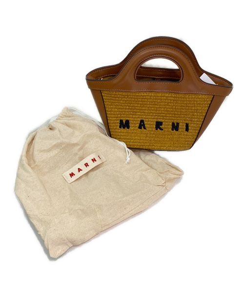 MARNI（マルニ）MARNI (マルニ) TROPICALIA BAG MICRO ブラウン サイズ:MICRO 未使用品の古着・服飾アイテム