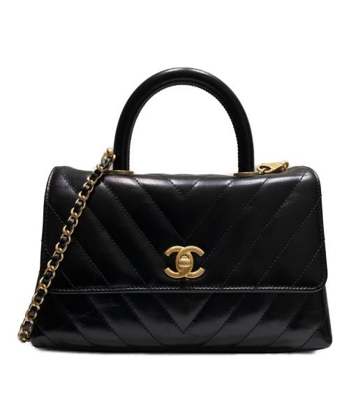 CHANEL（シャネル）CHANEL (シャネル) トップハンドルショルダーバッグ G金具 サイズ:-の古着・服飾アイテム