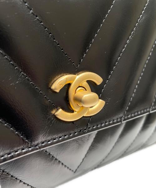 CHANEL（シャネル）CHANEL (シャネル) トップハンドルショルダーバッグ G金具 サイズ:-の古着・服飾アイテム