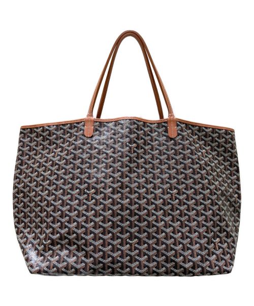 GOYARD（ゴヤール）GOYARD (ゴヤール) サンルイ GM/トートバッグ ブラウン×ブラック サイズ:GMの古着・服飾アイテム