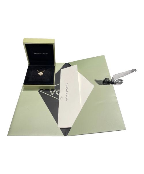 VAN CLEEF & ARPELS（ヴァンクリーフ＆アーペル）VAN CLEEF & ARPELS (ヴァンクリーフ＆アーペル) ヴィンテージアルハンブラネックレス マザーオブパール 1Pダイヤ サイズ:ヴィンテージの古着・服飾アイテム