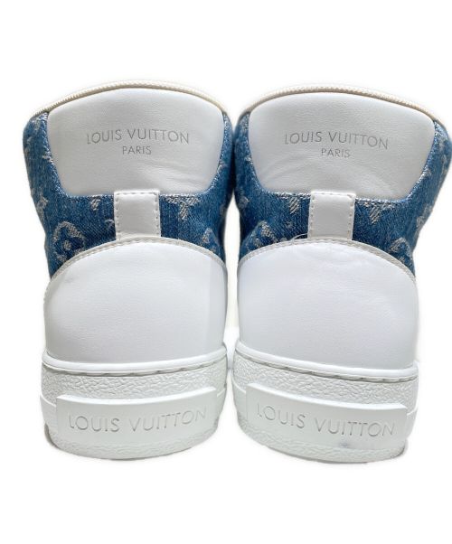 LOUIS VUITTON（ルイ ヴィトン）LOUIS VUITTON (ルイ ヴィトン) チャーリーライン ハイカットスニーカー インディゴ×ホワイト サイズ:6 1/2の古着・服飾アイテム
