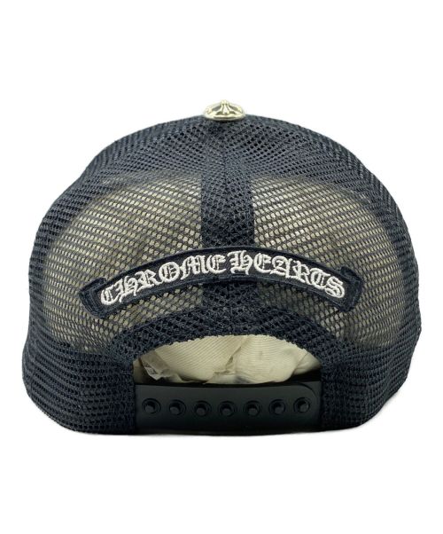 CHROME HEARTS（クロムハーツ）CHROME HEARTS (クロムハーツ) セメタリークロストラッカーキャップ ブラック サイズ:53-60の古着・服飾アイテム